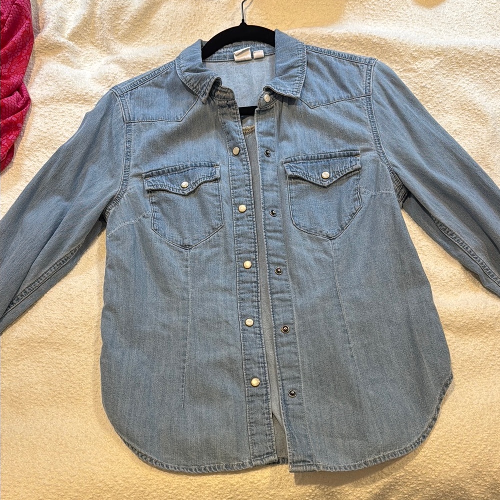 GAP Light Blue Denim Shirt